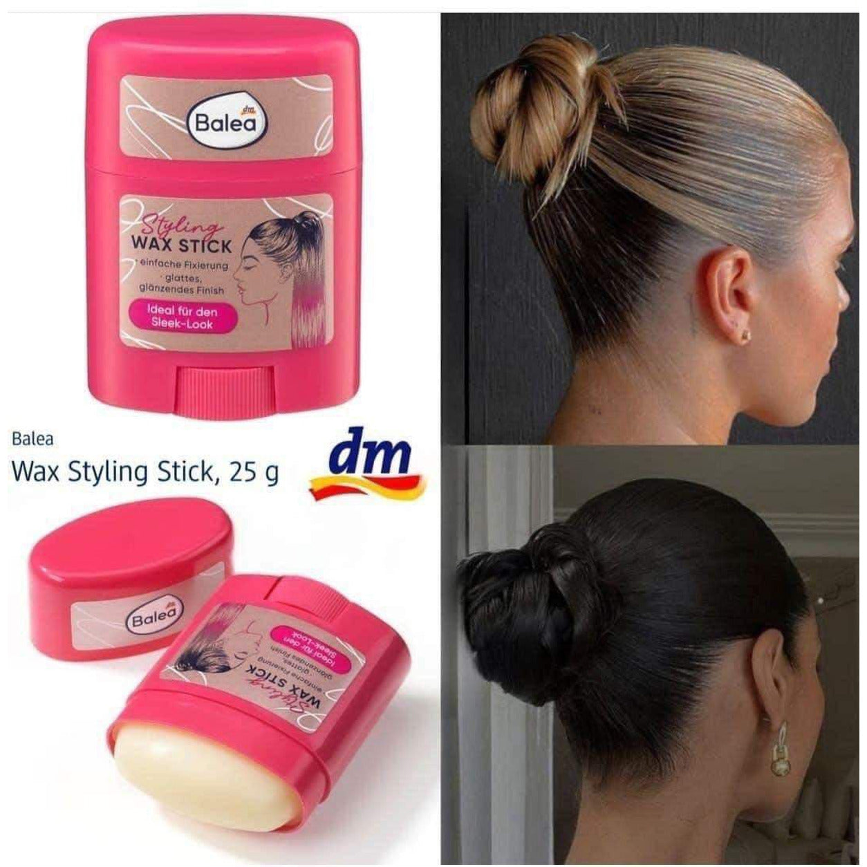 Balea Hair Stick Wax 25g