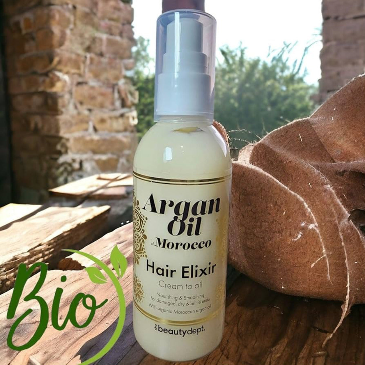 ArganBio Hair Elixir with Organic Moroccan Argan Oil 100ml