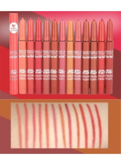Karité - Artist Lip Shot Lipstick Pen Set, Waterproof & Mask-Proof Long-Lasting Lip Makeup