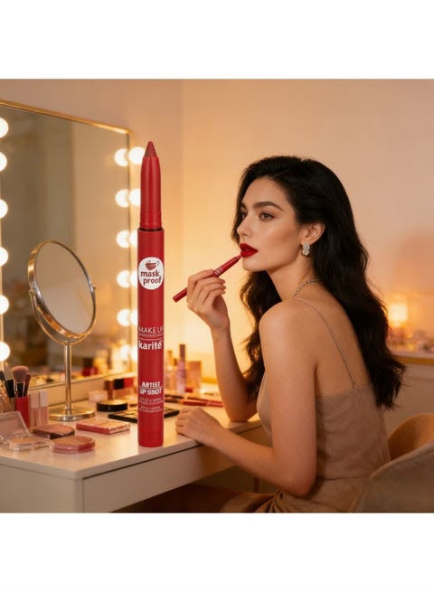 Karité - Artist Lip Shot Lipstick Pen Set, Waterproof & Mask-Proof Long-Lasting Lip Makeup