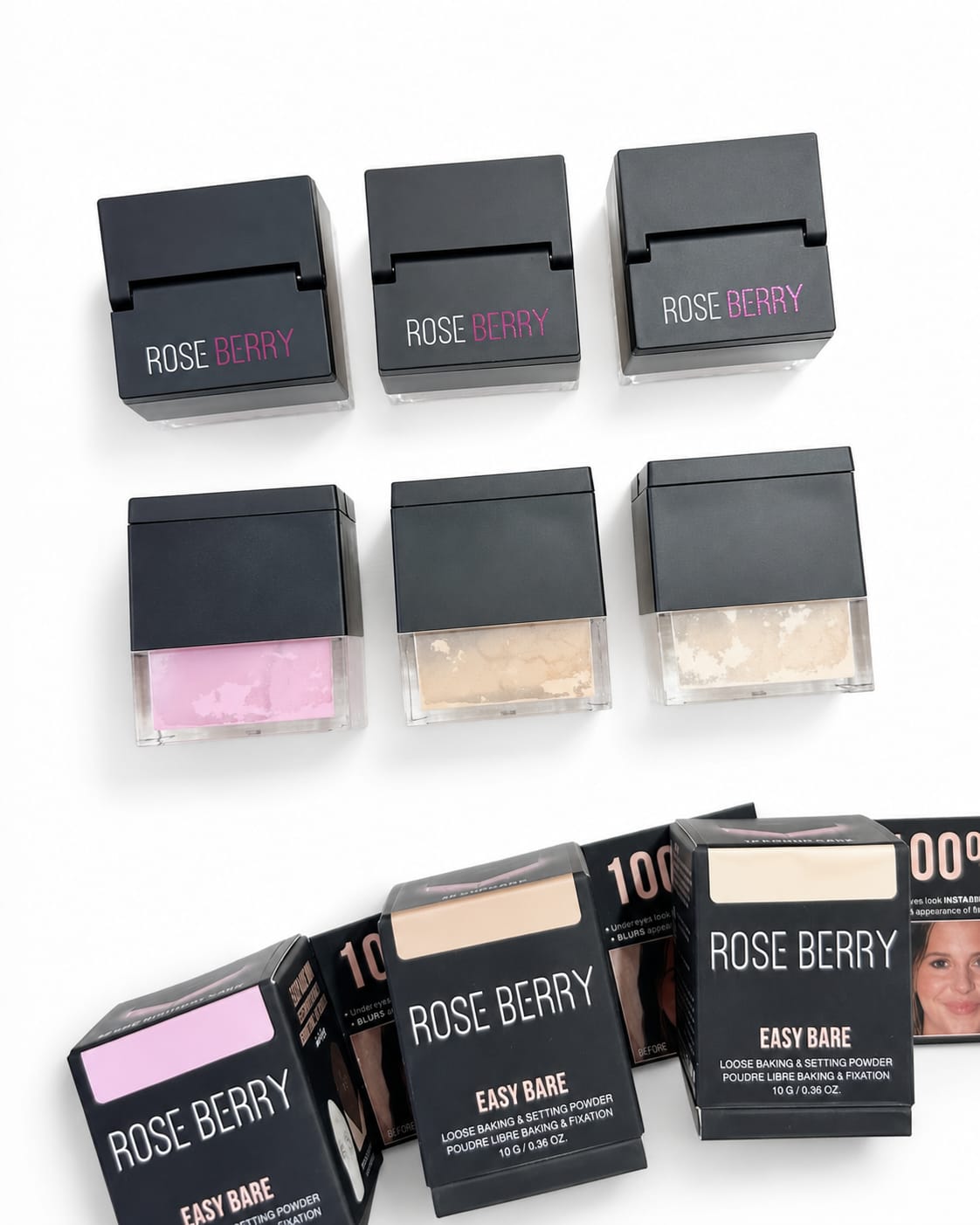 Roseberry - Easy Bare Mini Loose Baking & Setting Powder