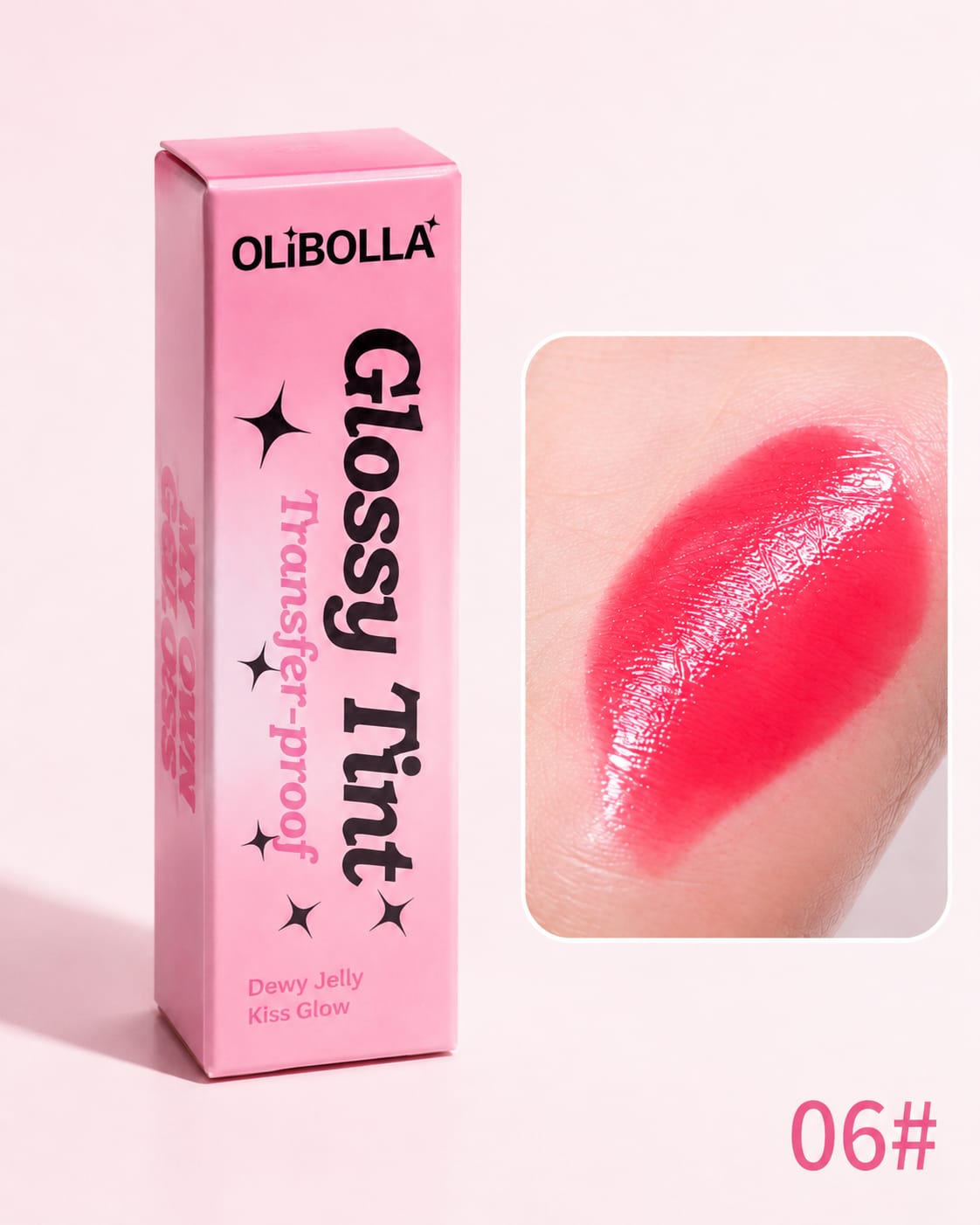 Olibolla Glossy Tint Dewy Jelly Kiss Glow -Transfer Proof-
