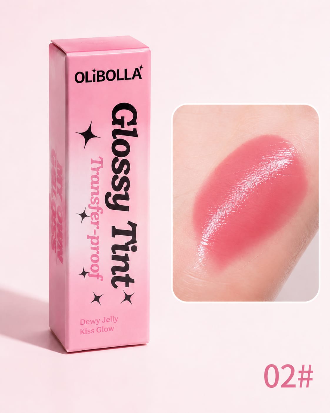 Olibolla Glossy Tint Dewy Jelly Kiss Glow -Transfer Proof-