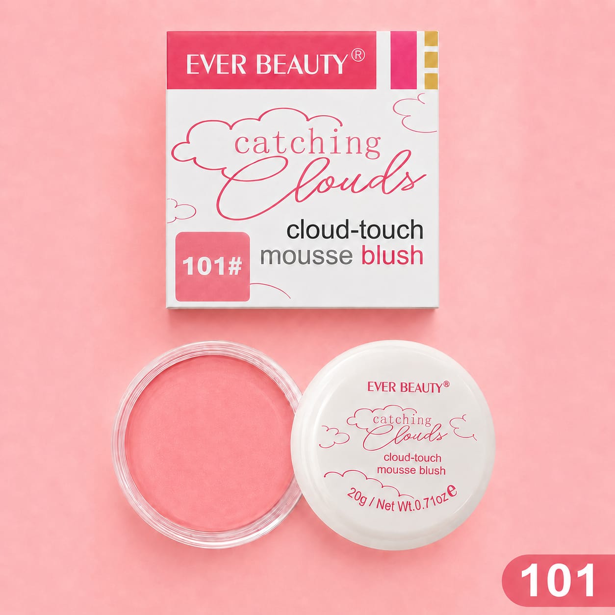Ever Beauty -Catching Clouds- Cloud Touch Mousse Blush