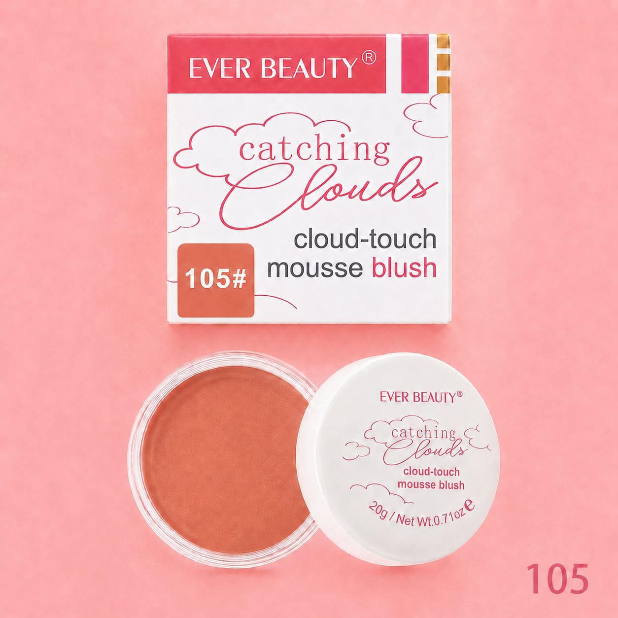 Ever Beauty -Catching Clouds- Cloud Touch Mousse Blush