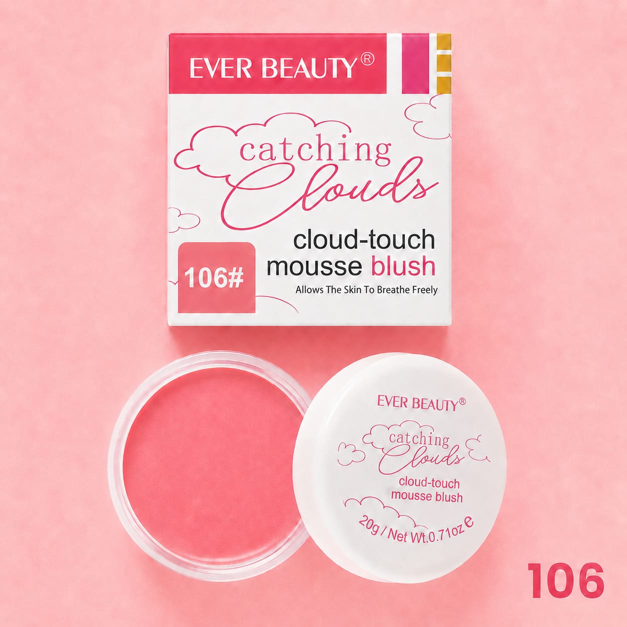 Ever Beauty -Catching Clouds- Cloud Touch Mousse Blush