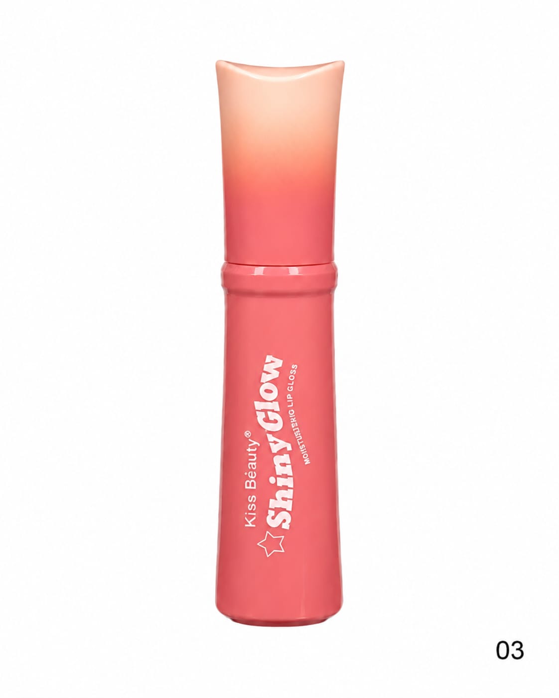 kiss beauty - shiny glow - moisturizing lip gloss