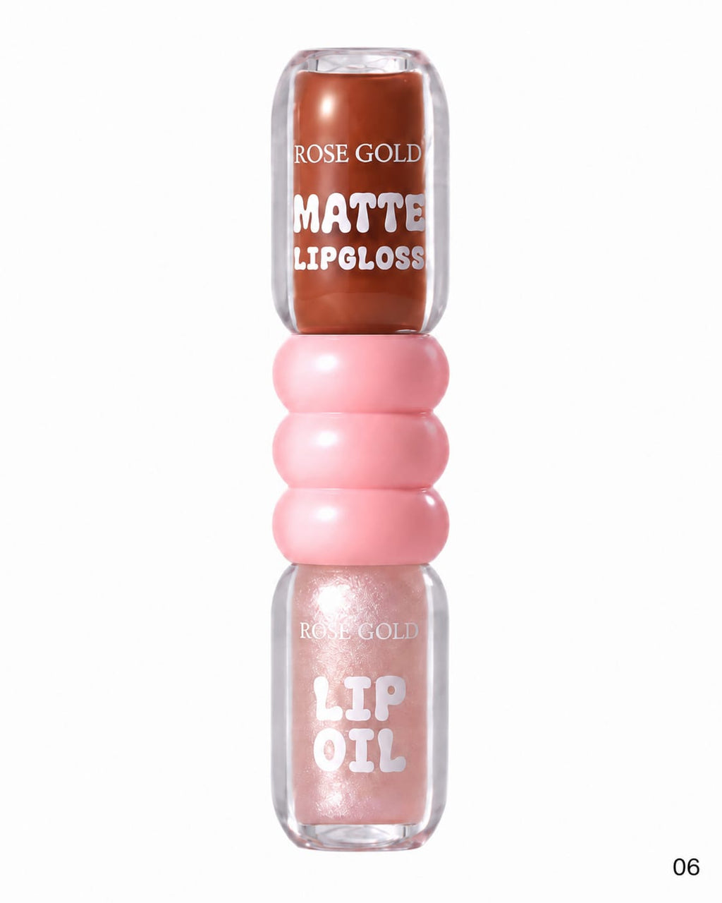 Rose Gold - Matte Lip Gloss & Lip Oil