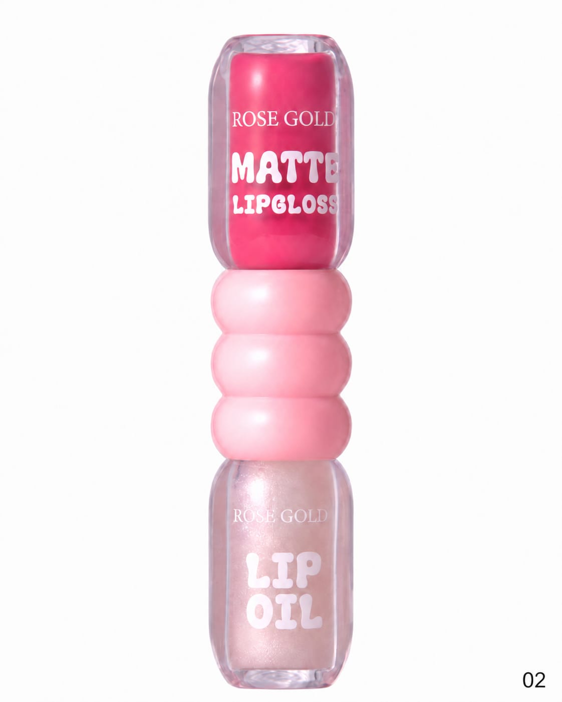 Rose Gold - Matte Lip Gloss & Lip Oil