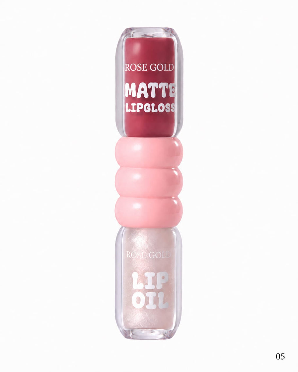 Rose Gold - Matte Lip Gloss & Lip Oil