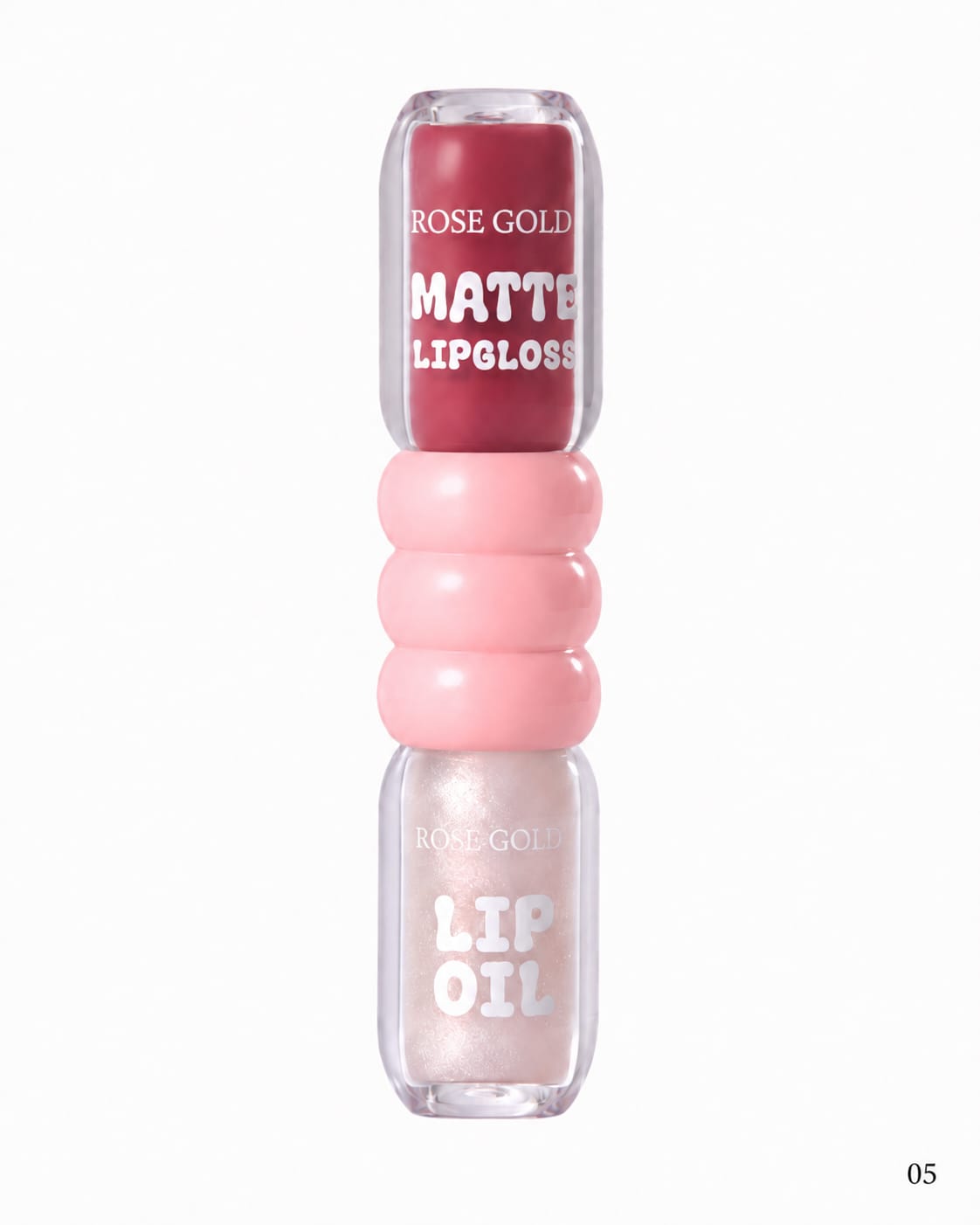 Rose Gold - Matte Lip Gloss & Lip Oil