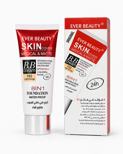 Ever Beauty - Skin Cover Medical & Matte 8 In 1 Waterproof Foundation