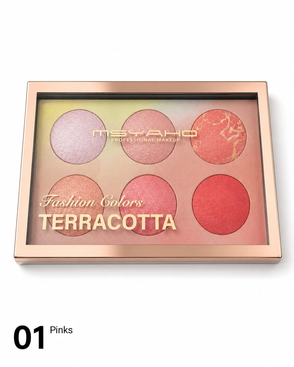 MSYAHO Terracotta powder shade swatch