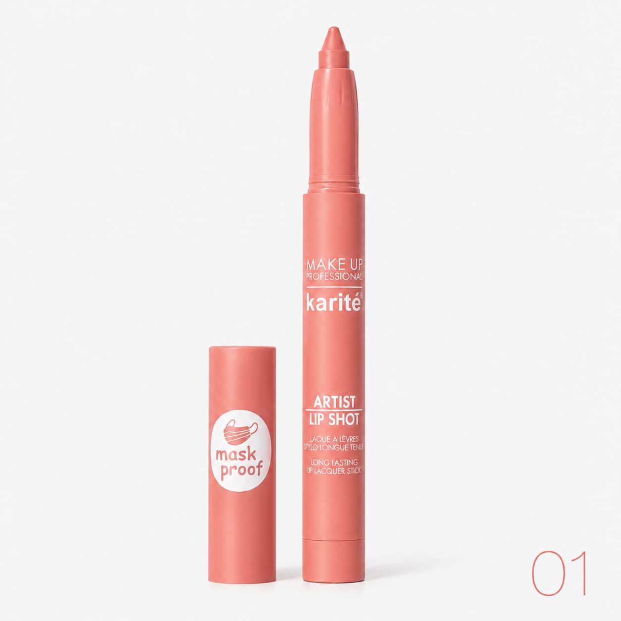 Karité - Artist Lip Shot Lipstick Pen Set, Waterproof & Mask-Proof Long-Lasting Lip Makeup