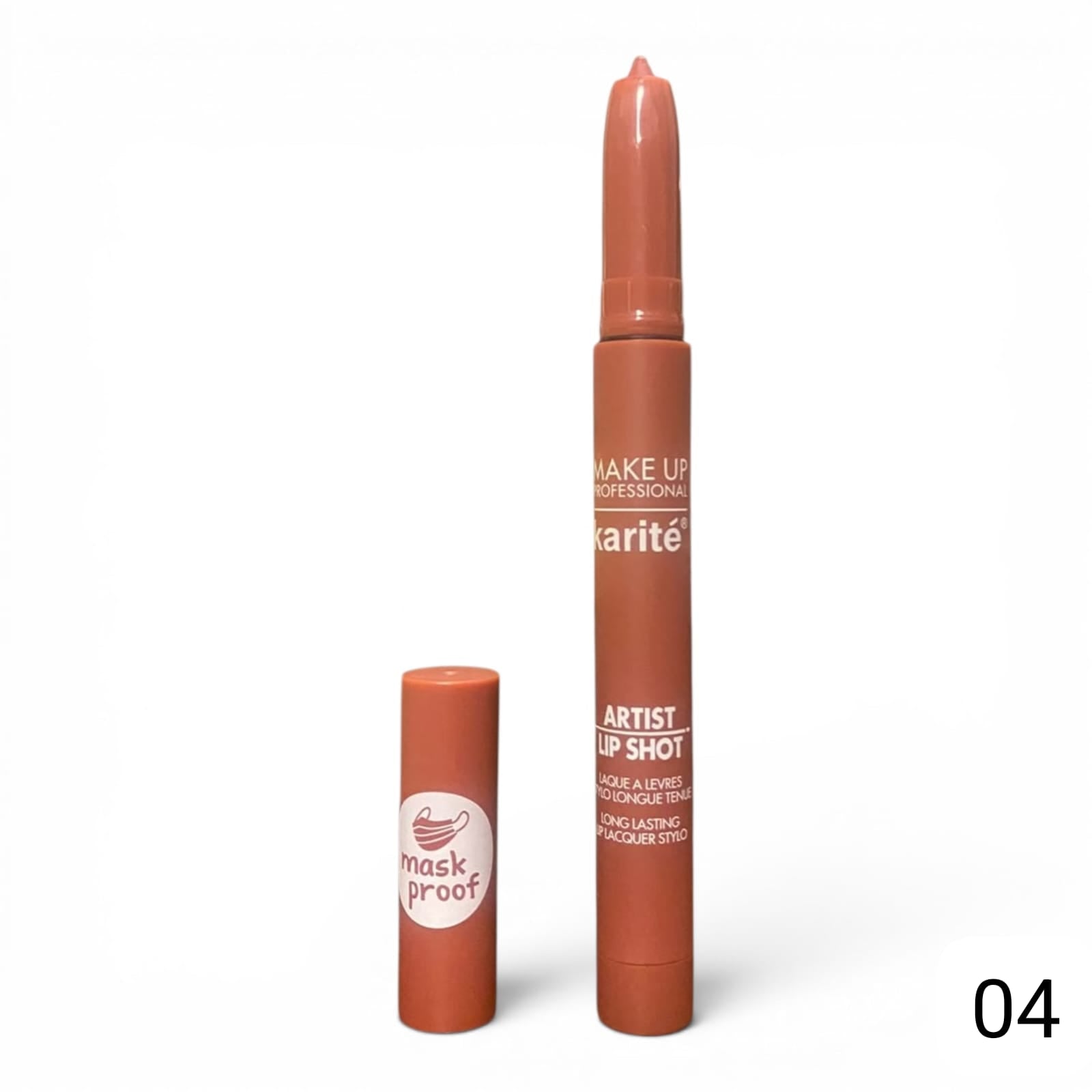 Karité - Artist Lip Shot Lipstick Pen Set, Waterproof & Mask-Proof Long-Lasting Lip Makeup