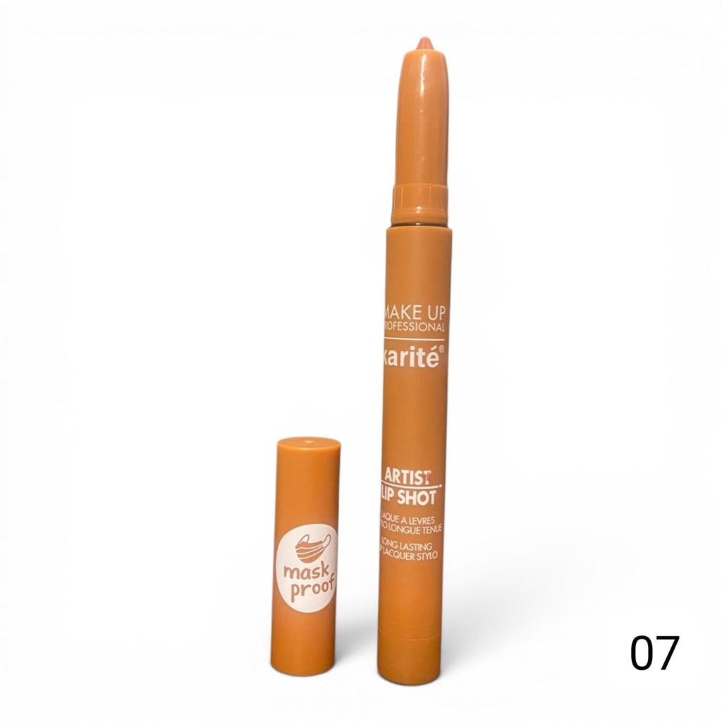 Karité - Artist Lip Shot Lipstick Pen Set, Waterproof & Mask-Proof Long-Lasting Lip Makeup