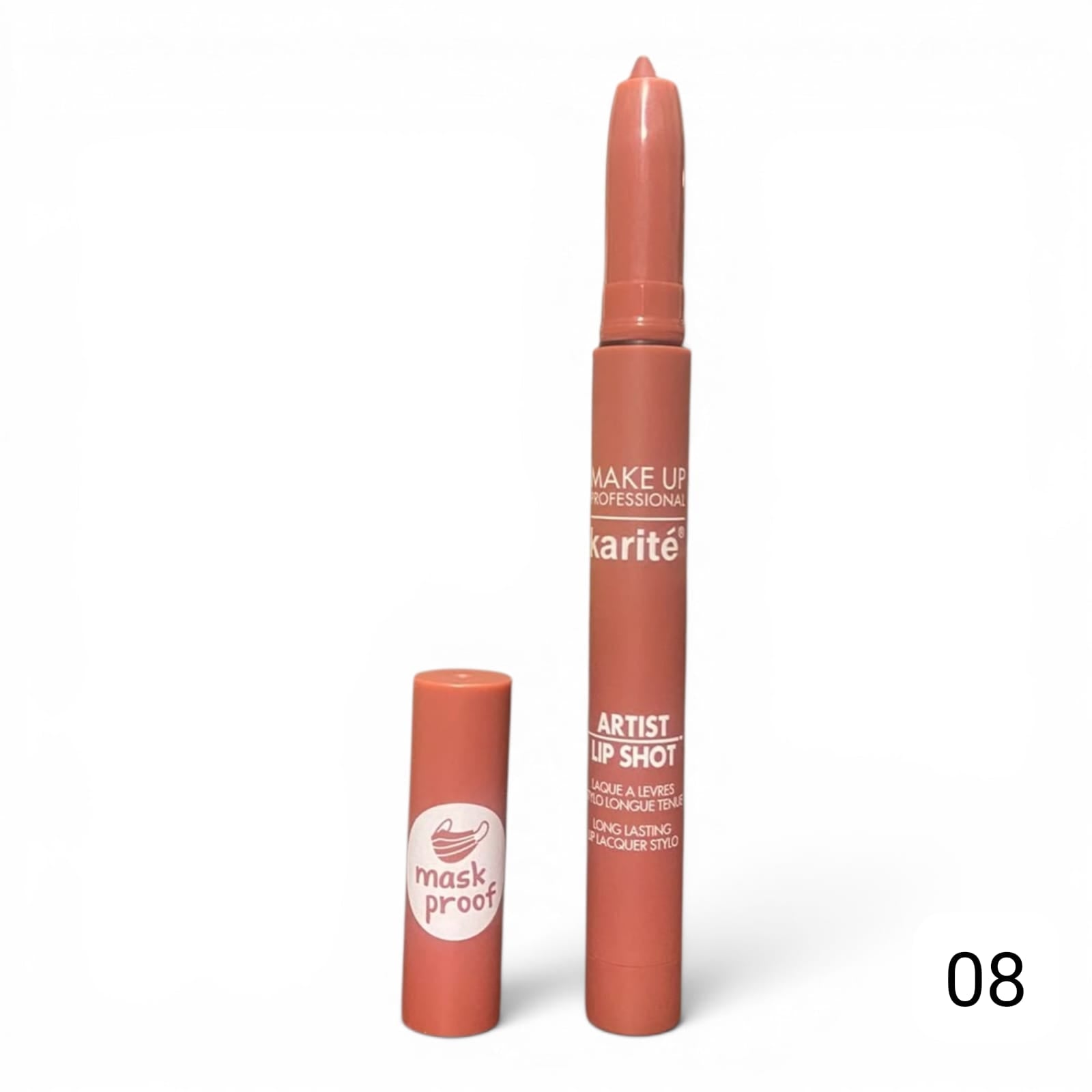 Karité - Artist Lip Shot Lipstick Pen Set, Waterproof & Mask-Proof Long-Lasting Lip Makeup