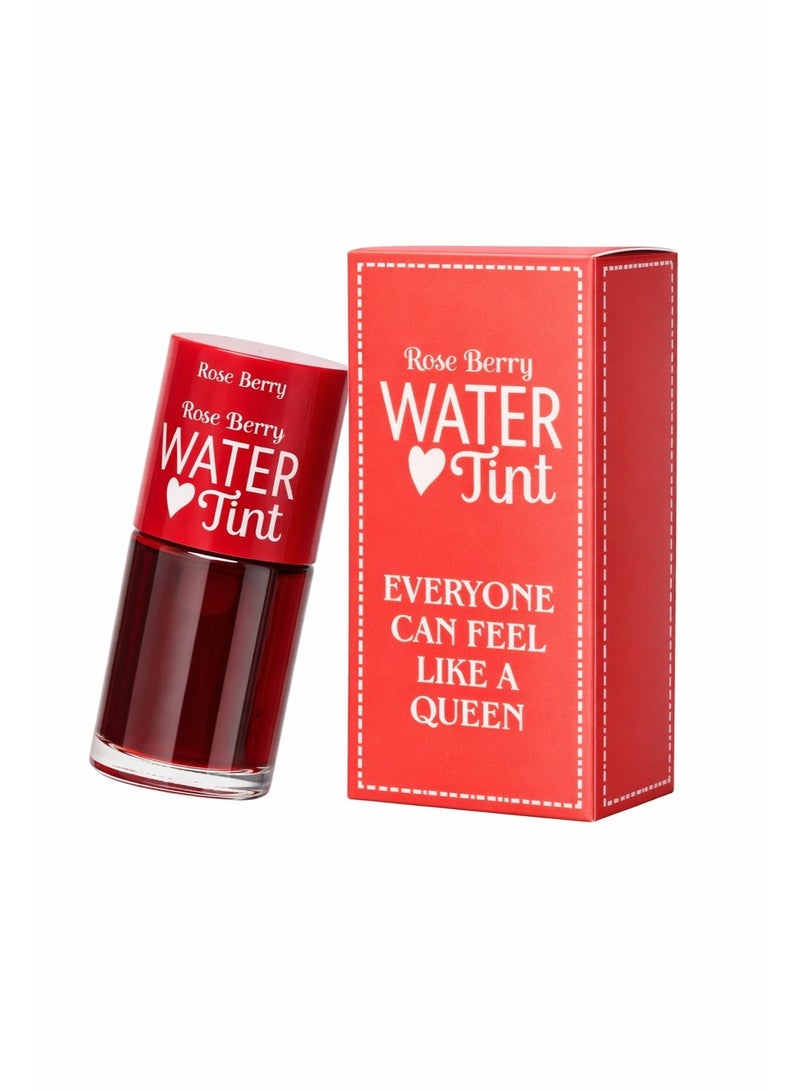 Rose Berry - Water Tint: A natural, long-lasting color for cheeks and lips with a watery finish.
