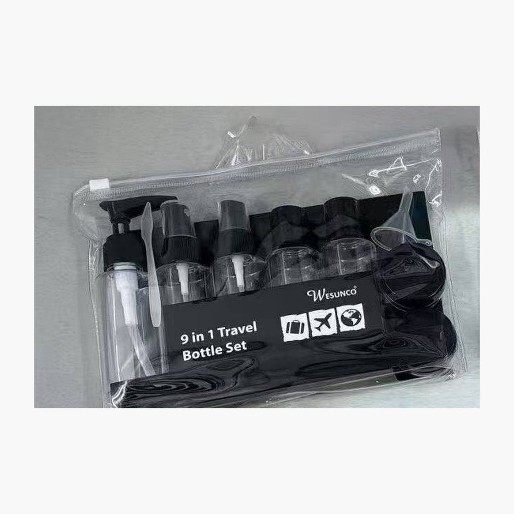 Wesunco 9-in-1 Travel Bottle Set