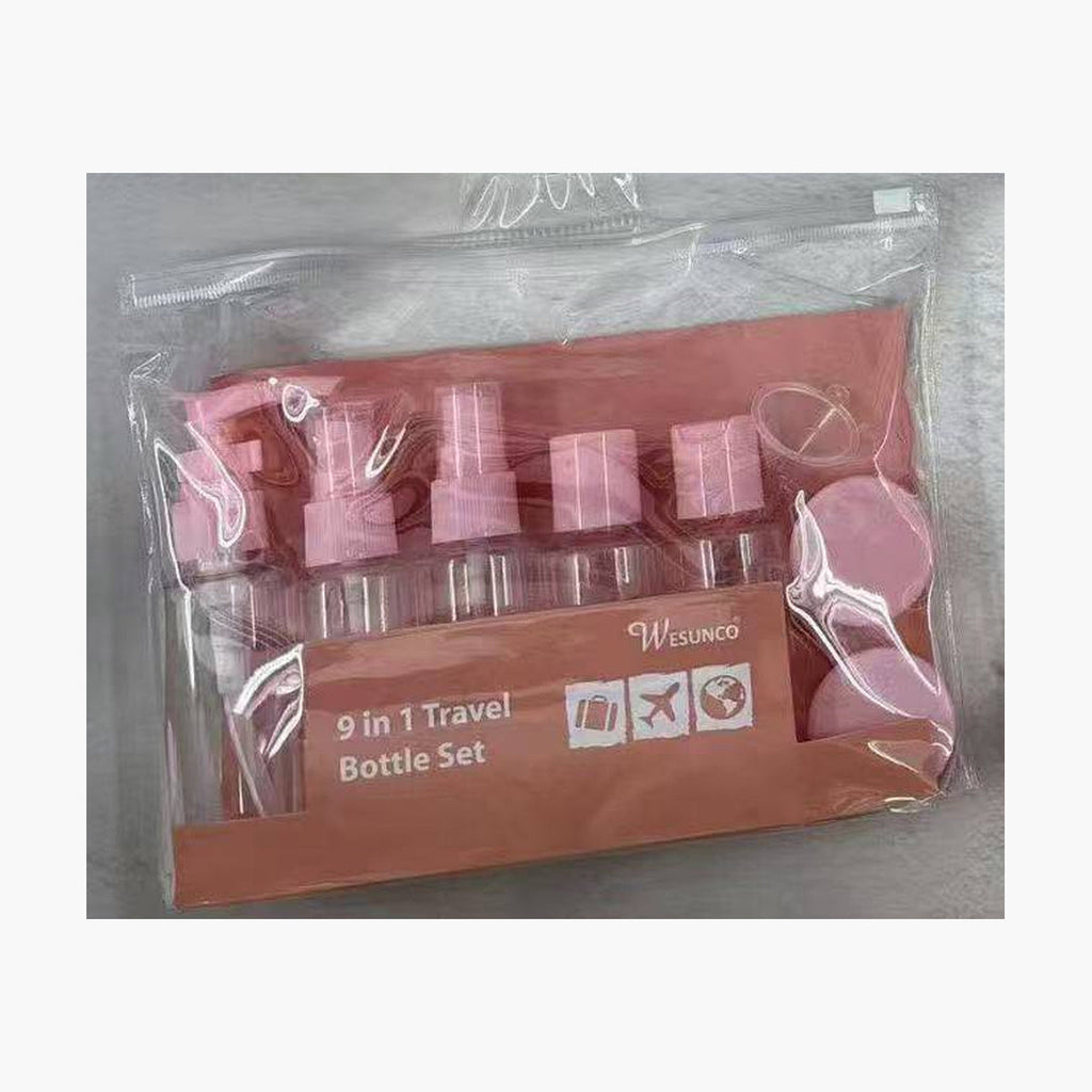 Wesunco 9-in-1 Travel Bottle Set