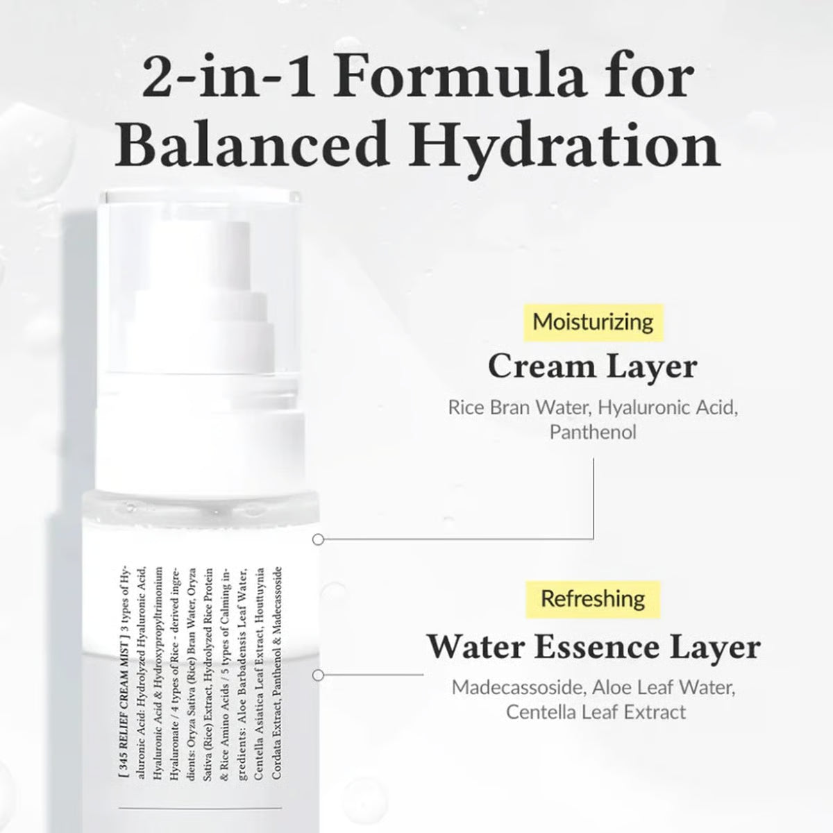 Dr. Althea 345 Relief Cream Mist 100ml