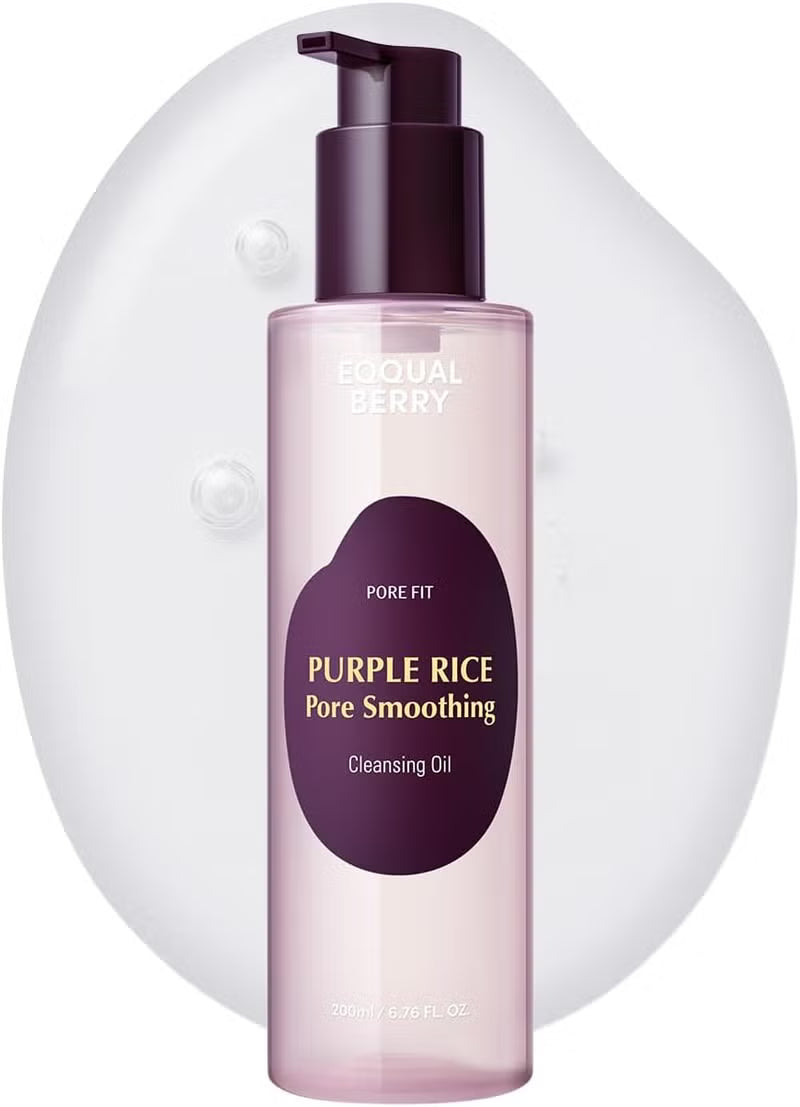 EQQUALBERRY Purple Rice Pore Smoothing Cleansing Oil 200ml