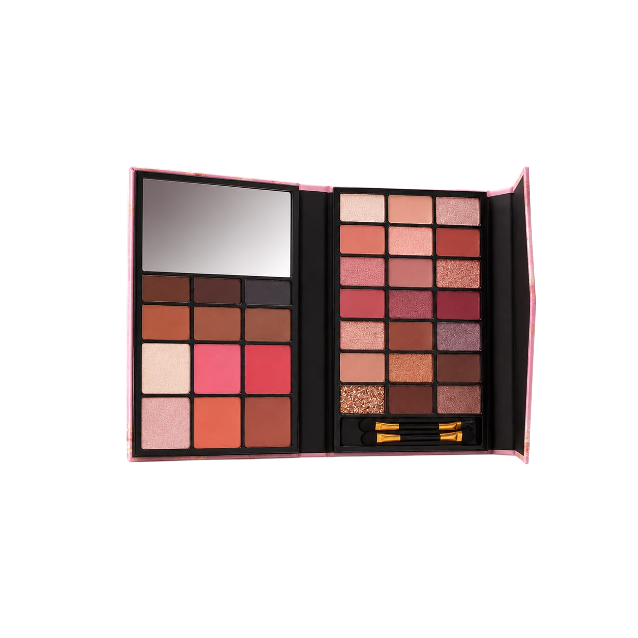 Marom Ever Beauty Muse Nude multi-use face and eye makeup palette with various eyeshadow, blush, and contour shades.