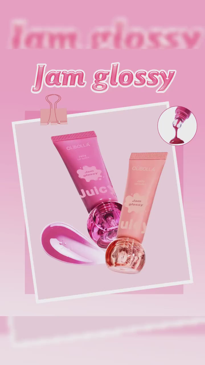 Olibolla - jelly lip gloss in a jam glossy shade