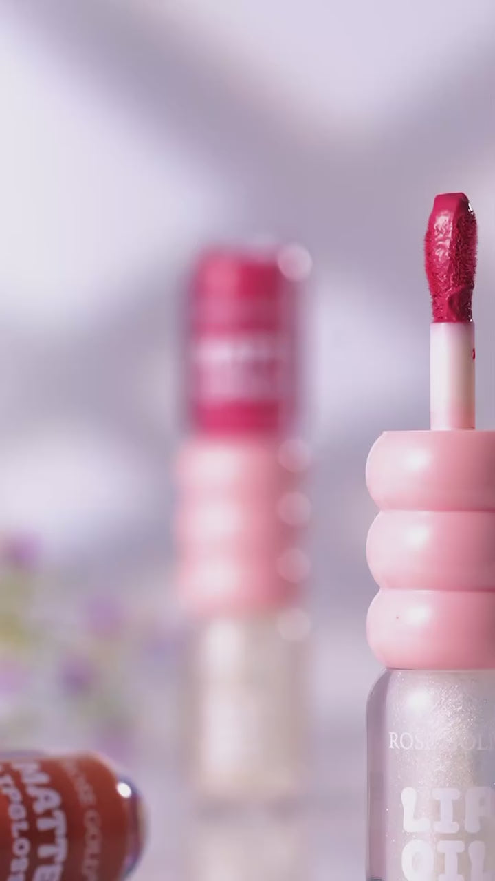 Rose Gold - Matte Lip Gloss & Lip Oil
