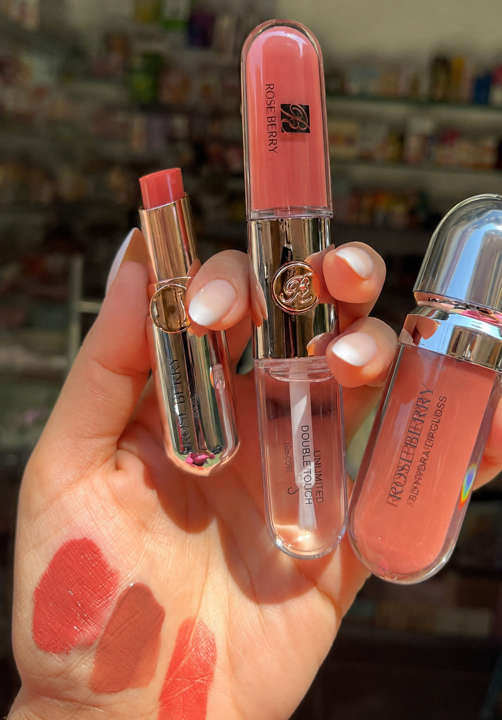 Rose Berry Pick Your Shine Vibe clean hand swatch shade 02